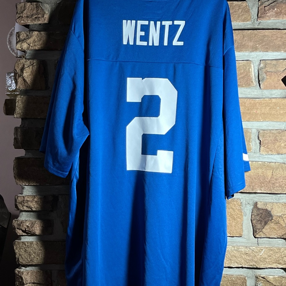 NEW NFL CARSON WENTZ FOOTBALL JERSEY 3X MEN’S INDIANAPOLIS COLTS 2 LA RAMS - Picture 2 of 6